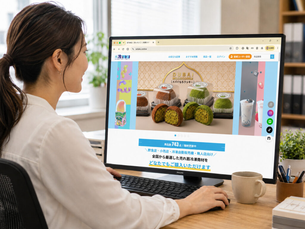 【自社商品なしでもOK！】冷凍自販機の仕入れと冷TAKU活用法